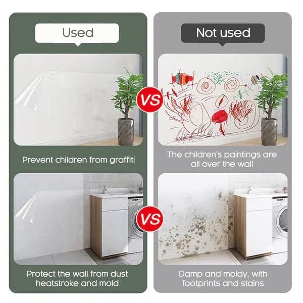 🛡️✨ Self-Adhesive Transparent Electrostatic Wall Protection Film ✨🛡️ 🔥 BUY 1 GET 1 FREE! 🔥