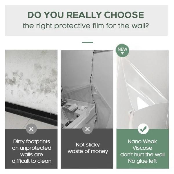 🛡️✨ Self-Adhesive Transparent Electrostatic Wall Protection Film ✨🛡️ 🔥 BUY 1 GET 1 FREE! 🔥
