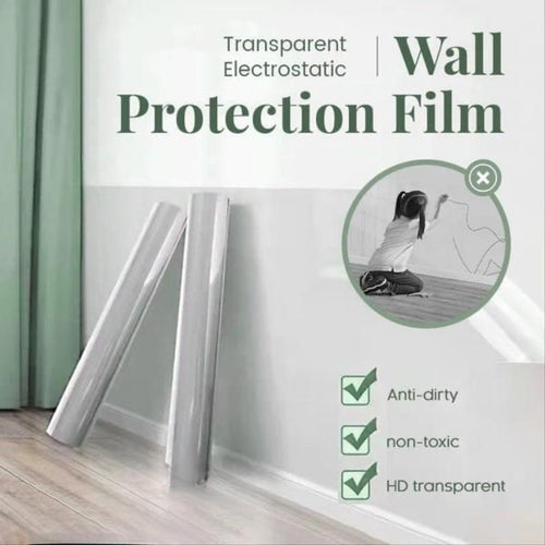🛡️✨ Self-Adhesive Transparent Electrostatic Wall Protection Film ✨🛡️ 🔥 BUY 1 GET 1 FREE! 🔥